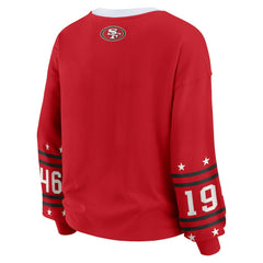 WEAR by Erin Andrews Women's Sport Long-Sleeve T-Shirt - San Francisco 49ers