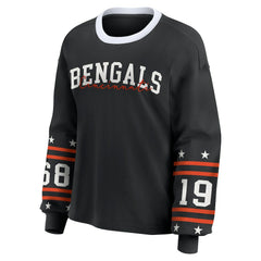 WEAR by Erin Andrews Women's Sport Long-Sleeve T-Shirt - Cincinnati Bengals
