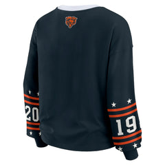 WEAR by Erin Andrews Women's Plus Size Sport Long-Sleeve T-Shirt - Chicago Bears
