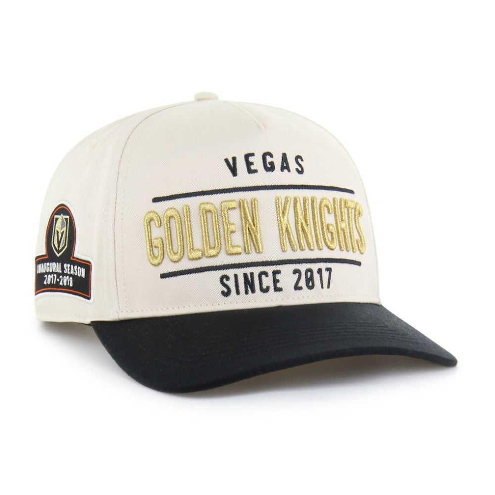 NHL Cream/Black Vegas Golden Knights '47 Expansion Debut Two-Tone Hitch Adjustable Hat