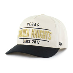 NHL Cream/Black Vegas Golden Knights '47 Expansion Debut Two-Tone Hitch Adjustable Hat