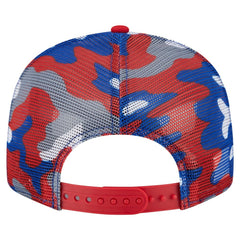NHL Blue/Red New York Rangers New Era Camo Meshback 9FIFTY Snapback Hat