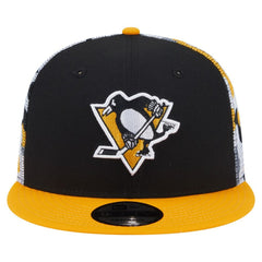 NHL Black/Gold Pittsburgh Penguins New Era Camo Meshback 9FIFTY Snapback Hat