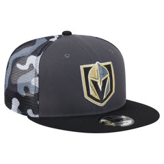 NHL Gray/Black Vegas Golden Knights New Era Camo Meshback 9FIFTY Snapback Hat