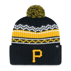 MLB Pittsburgh Pirates '47 Youth Polar Vortex Cuffed Knit Hat with Pom