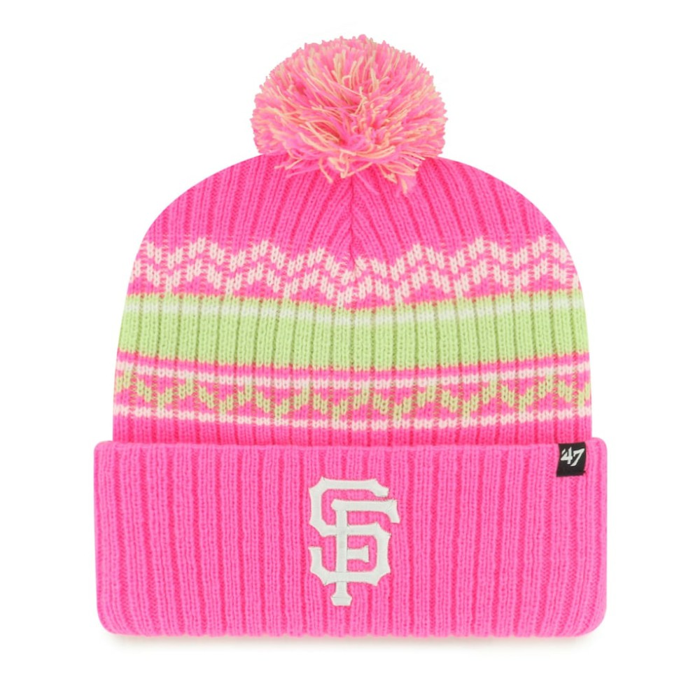 MLB San Francisco Giants '47 Youth Polar Vortex Cuffed Knit Hat with Pom