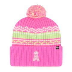 MLB Los Angeles Angels '47 Youth Polar Vortex Cuffed Knit Hat with Pom