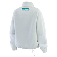 WEAR by Erin Andrews Women's Polar Fleece Half-Zip Jacket - Miami Dolphins
