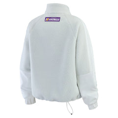 WEAR by Erin Andrews Women's Polar Fleece Half-Zip Jacket - Minnesota Vikings