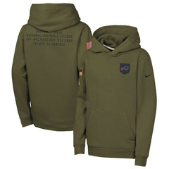Youth 2025 Salute to Service Club Fleece Hoodie - Buffalo Bills