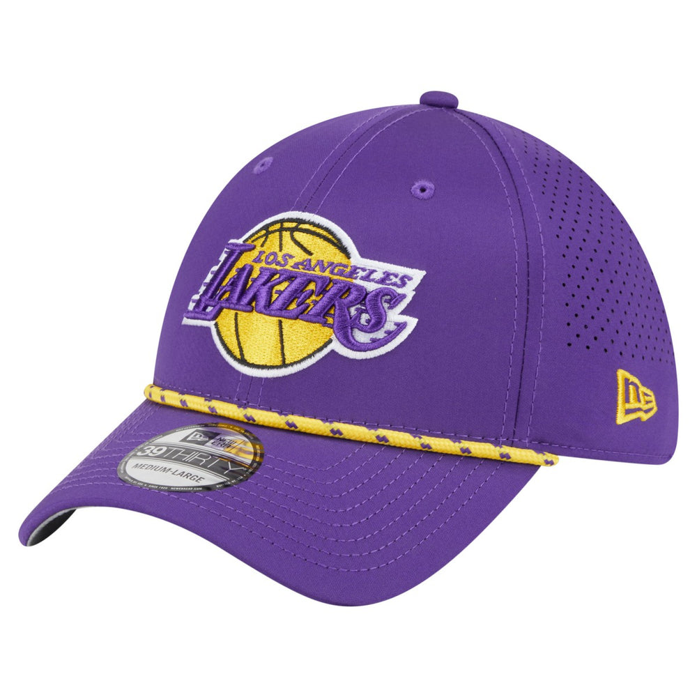 NBA Los Angeles Lakers Featherweight Poly Rope Flex 39Thirty Hat
