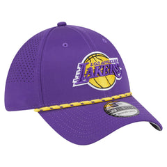 NBA Los Angeles Lakers Featherweight Poly Rope Flex 39Thirty Hat