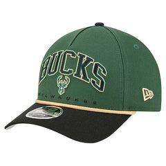 NBA Milwaukee Bucks Bold Arch COOLERA 9FORTY A-Frame M-Crown Adjustable Hat