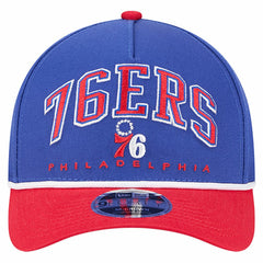 NBA Philadelphia 76ers Bold Arch COOLERA 9FORTY A-Frame M-Crown Adjustable Hat