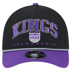 NBA Sacramento Kings Bold Arch COOLERA 9FORTY A-Frame M-Crown Adjustable Hat