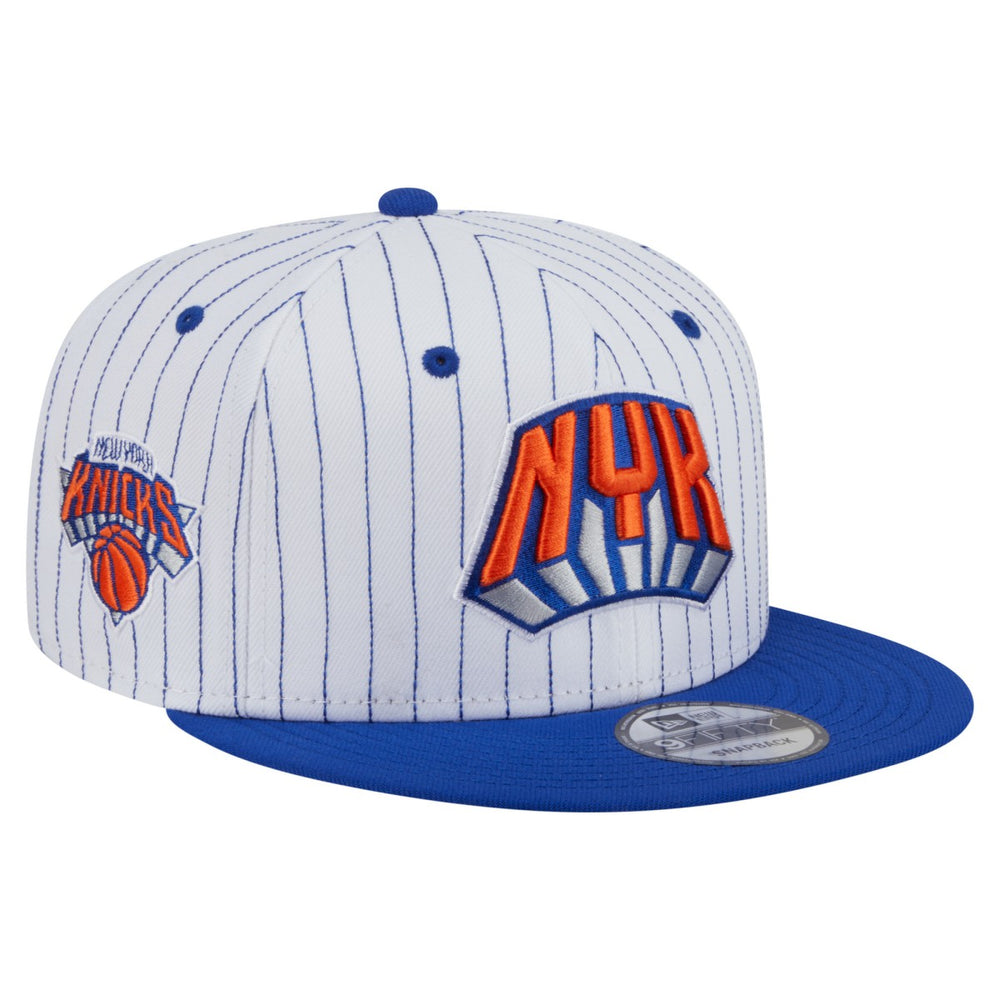 NBA New York Knicks Deceptor Pinstripe 9FIFTY Snapback Hat