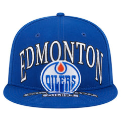 NHL Royal Edmonton Oilers New Era Oversized Vintage Arch 59Fifty Fitted Hat