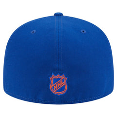 NHL Royal Edmonton Oilers New Era Oversized Vintage Arch 59Fifty Fitted Hat
