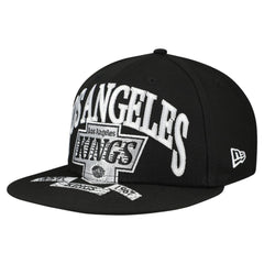 NHL Black Los Angeles Kings New Era Oversized Vintage Arch 59Fifty Fitted Hat