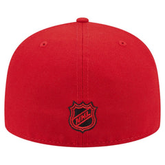 NHL Red New Jersey Devils New Era Oversized Vintage Arch 59Fifty Fitted Hat