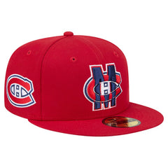 NHL Red Montreal Canadiens New Era Deceptor 59FIFTY Fitted Hat