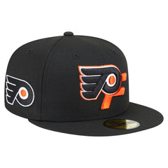 NHL Black Philadelphia Flyers New Era Deceptor 59FIFTY Fitted Hat