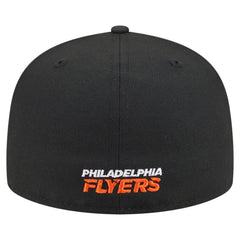 NHL Black Philadelphia Flyers New Era Deceptor 59FIFTY Fitted Hat