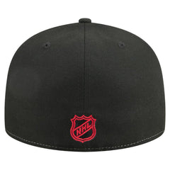 NHL White/Black Chicago Blackhawks New Era Repeat Two-Tone 59FIFTY Fitted Hat
