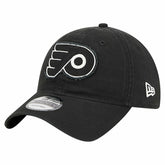 NHL Black Philadelphia Flyers New Era Stamp Fabric Applique 9TWENTY Adjustable Hat