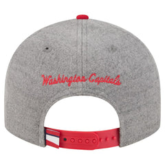 NHL Gray/Red Washington Capitals New Era Wool Pin Low Profile 9FIFTY Snapback Hat