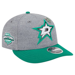 NHL Kelly Green/Green Dallas Stars New Era Wool Pin Low Profile 9FIFTY Snapback Hat