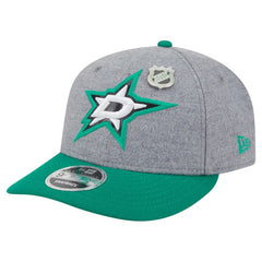 NHL Kelly Green/Green Dallas Stars New Era Wool Pin Low Profile 9FIFTY Snapback Hat