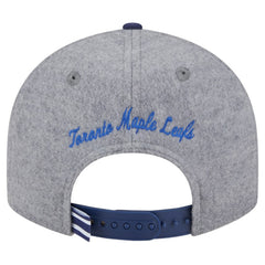 NHL Gray/Blue Toronto Maple Leafs New Era Wool Pin Low Profile 9FIFTY Snapback Hat