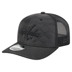 NHL Black Washington Capitals New Era Quilted Nylon 9SEVENTY Adjustable Trucker Hat