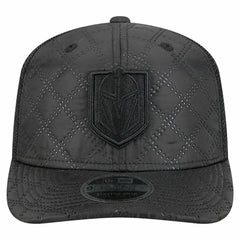 NHL Black Vegas Golden Knights New Era Quilted Nylon 9SEVENTY Adjustable Trucker Hat