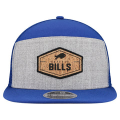Cork Split Panel 9FIFTY Trucker Snapback Hat - Buffalo Bills