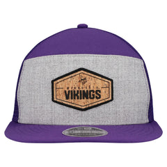 Cork Split Panel 9FIFTY Trucker Snapback Hat - Minnesota Vikings