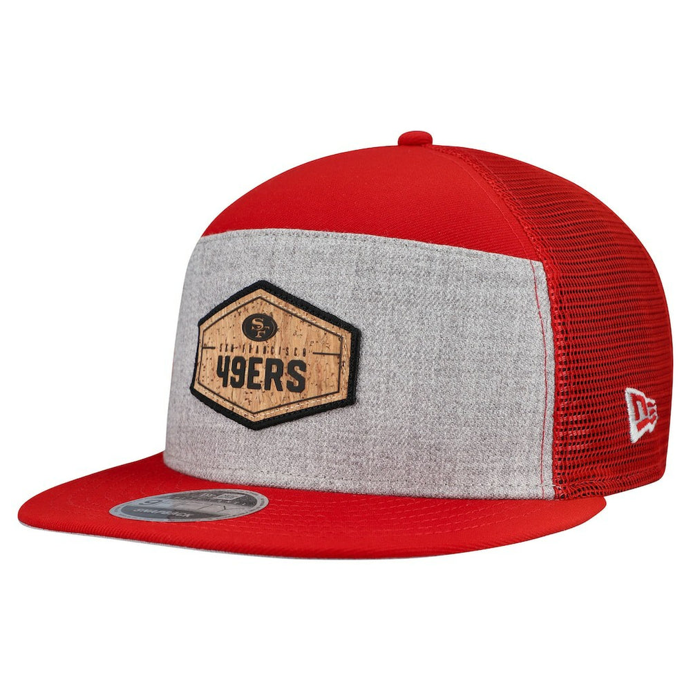 Cork Split Panel 9FIFTY Trucker Snapback Hat - San Francisco 49ers