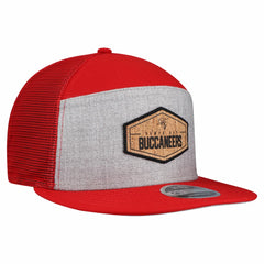 Cork Split Panel 9FIFTY Trucker Snapback Hat - Tampa Bay Buccaneers