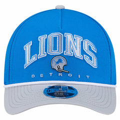 Throwback Arch COOLERA 9FORTY A-Frame M-Crown Adjustable Hat - Detroit Lions