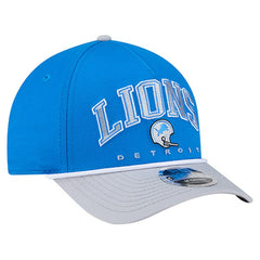 Throwback Arch COOLERA 9FORTY A-Frame M-Crown Adjustable Hat - Detroit Lions