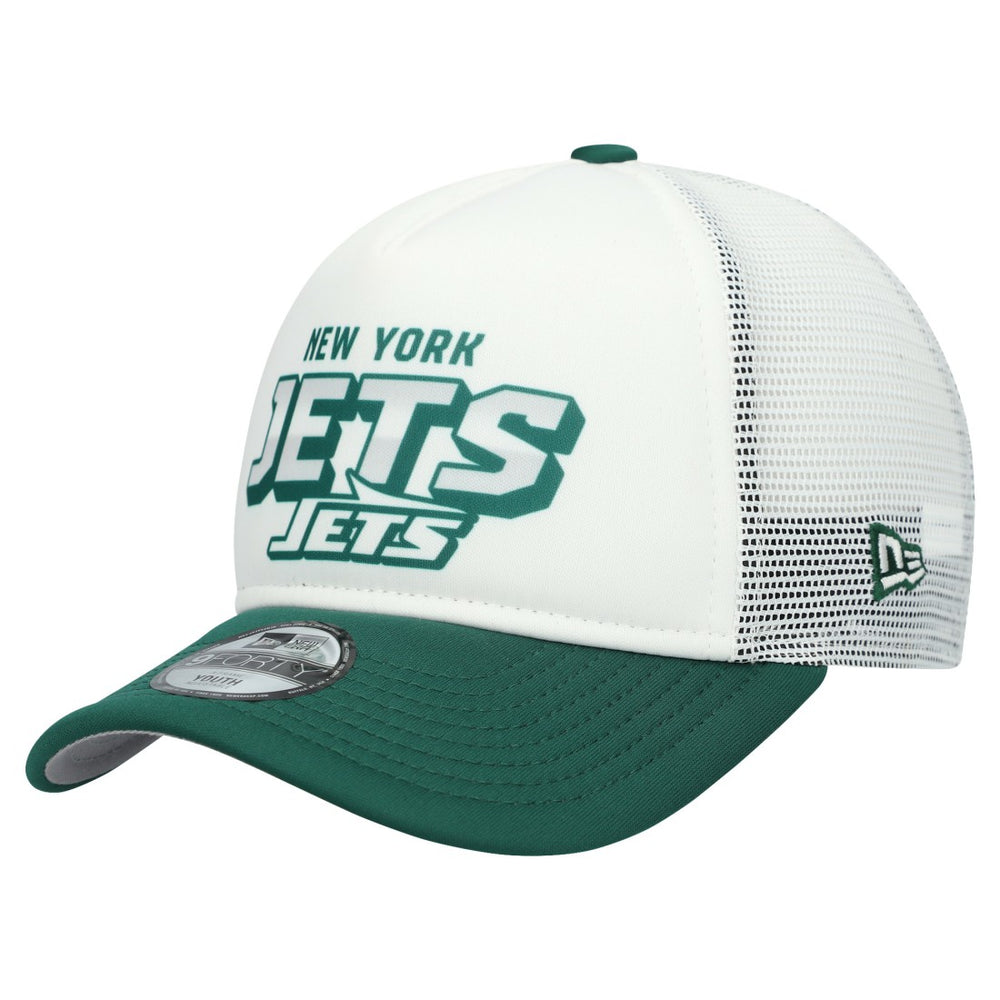 Youth Streak 9FORTY A-Frame Adjustable Hat - New York Jets
