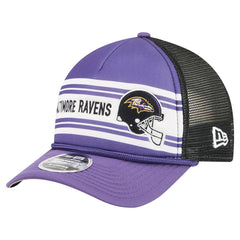 Linear A-Frame 9FORTY Adjustable Hat - Baltimore Ravens