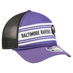 Linear A-Frame 9FORTY Adjustable Hat - Baltimore Ravens