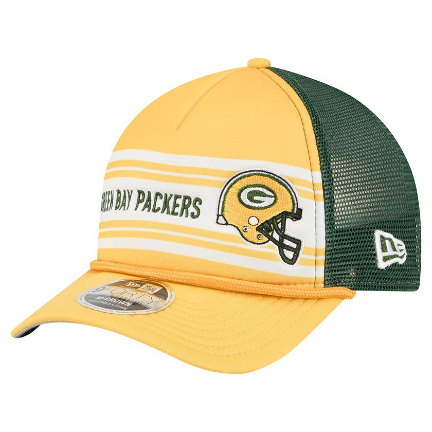 Linear A-Frame 9FORTY Adjustable Hat - Green Bay Packers