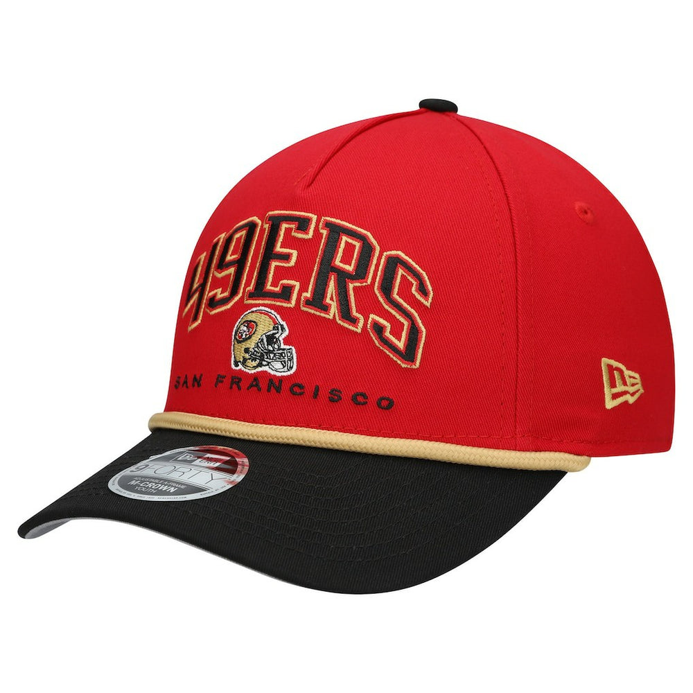 Youth Arch COOLERA 9FORTY A-Frame Adjustable Hat - San Francisco 49ers