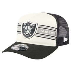 Youth Banner 9FIFTY A-Frame Adjustable Trucker Hat - Las Vegas Raiders