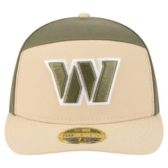 Two-Tone Color Pack Split Panel 59FIFTY Fitted Hat - Washington Commanders