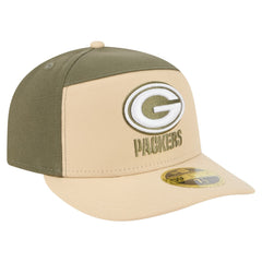 Two-Tone Color Pack Split Panel 59FIFTY Fitted Hat - Green Bay Packers