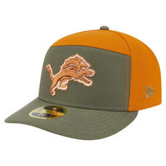 Two-Tone Color Pack Split Panel 59FIFTY Fitted Hat - Detroit Lions